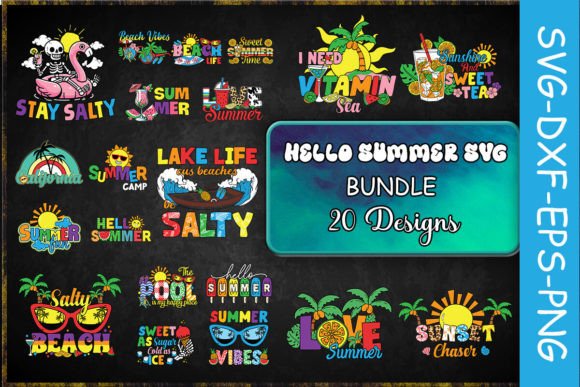 Download Hello Summer SVG Bundle - Summer svg bundle Collection