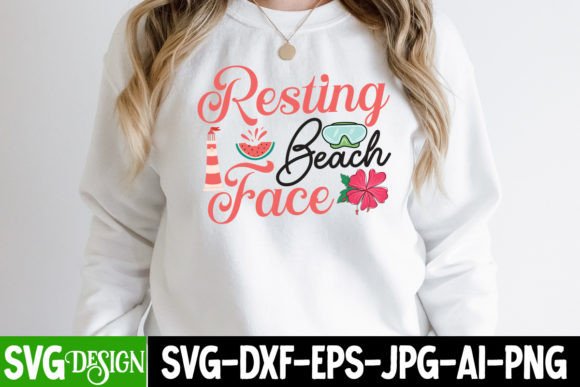 Download Resting Beach Face SVG Cut File - Resting beach face svg cut file Collection