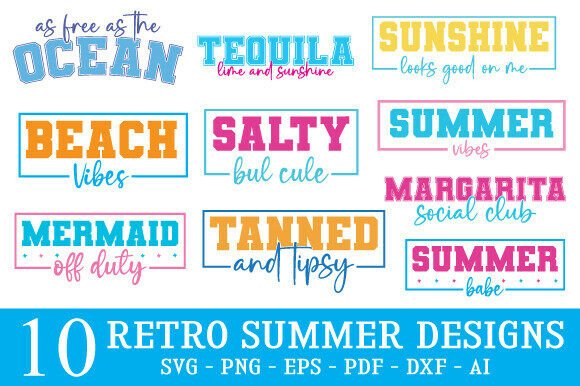 Download Retro Summer Svg Png, Summer Svg Bundle - Summer svg bundle Collection