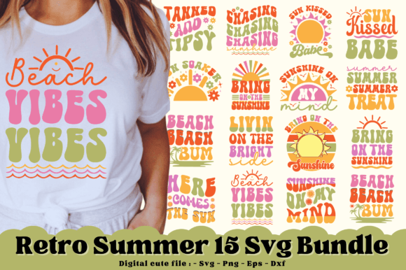 Download Retro Summer Svg Bundle - Summer svg bundle Collection