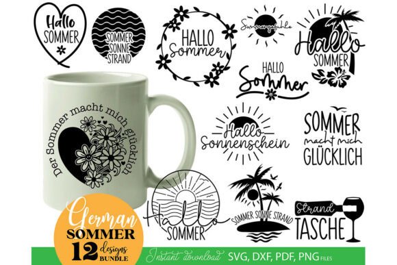 Download German Summer SVG Bundle: Beach Vacation - Summer svg bundle Collection