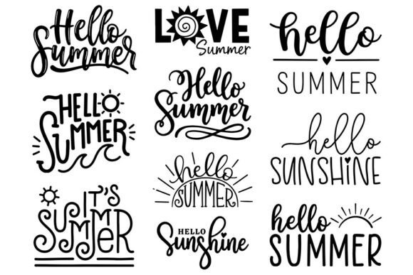 Download Hello Summer SVG Bundle - Summer svg bundle Collection