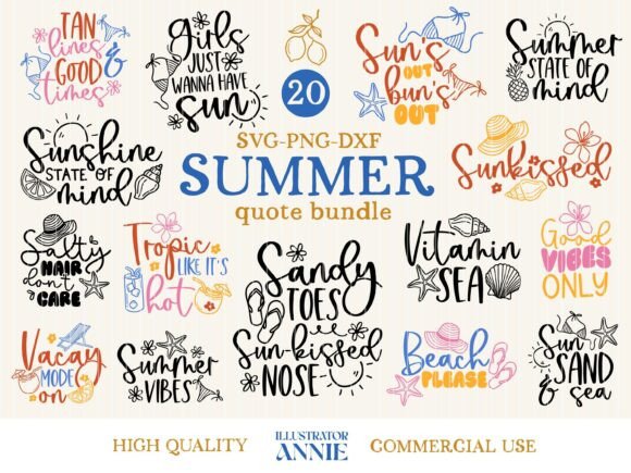 Download Summer SVG Bundle – Beach Vacation SVG - Summer svg bundle Collection