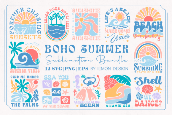 Download Boho Summer SVG Bundle - Summer svg bundle Collection